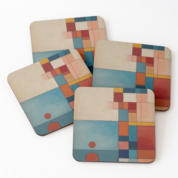 Item preview, Geometric Harmony in Blocks designed and sold by DeMuurdecoratie.