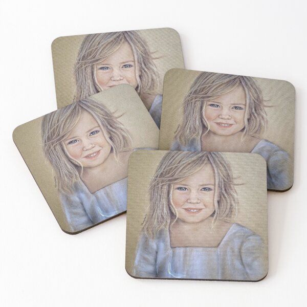 Item preview, Cute girl portrait  designed and sold by nancysobhyart.