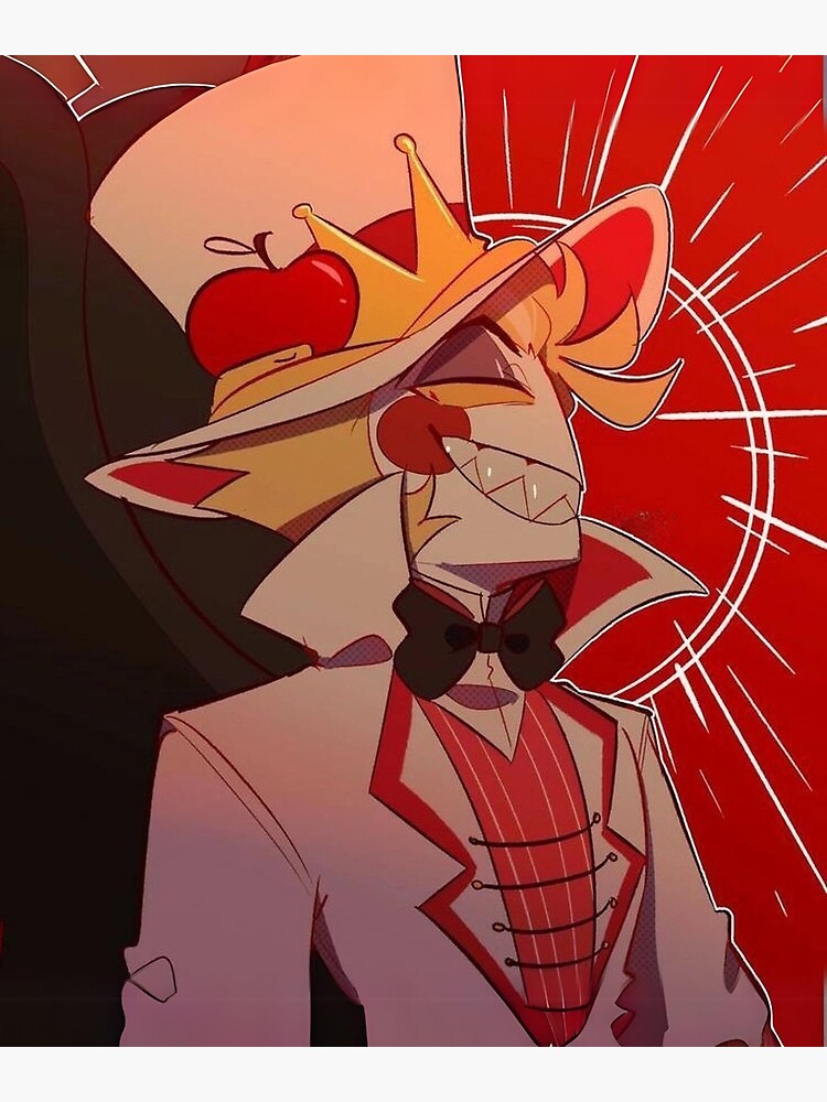 Hazbin hotel Lucifer Poster by Luckychan34