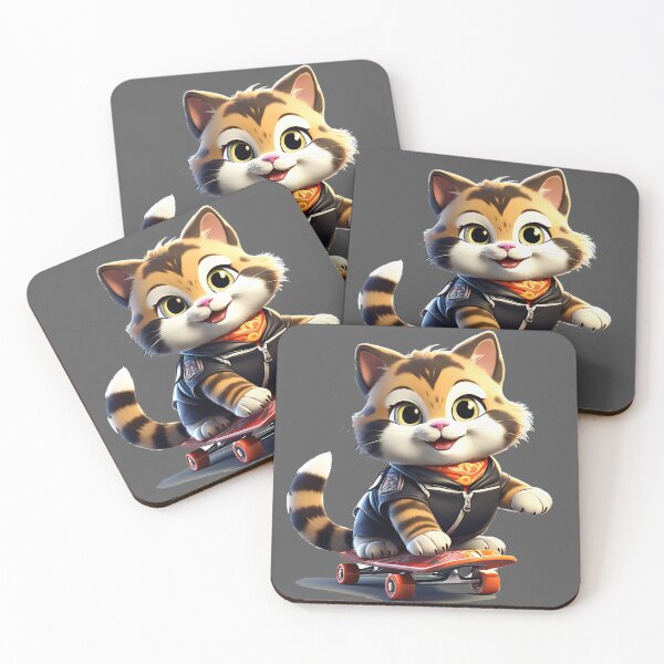 Item preview, Cat On Skateboard  designed and sold by neworionsOrions.