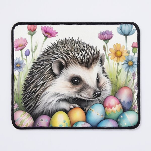 Item preview, Colorful Festive Easter Eggs Easter Bunny Spring Flowers Version 221 designed and sold by DreamingAwake1.