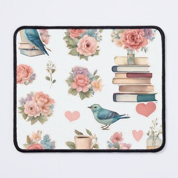 Item preview, Book girlie pack Cozy reading set in pastel colors designed and sold by CyberArtistOne.