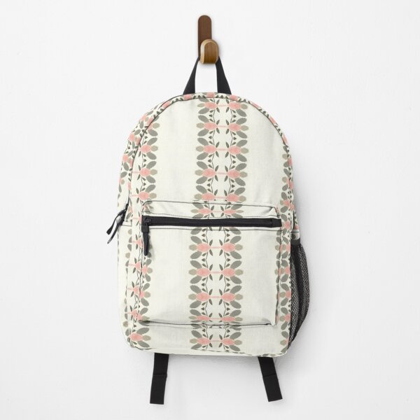 Item preview, Floral Striped Boho Blush and Sage designed and sold by Triplicate Limited.