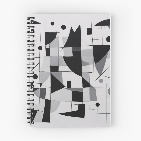 Item preview, Monochrome Abstract Dynamics designed and sold by DeMuurdecoratie.