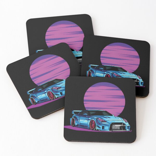 Item preview, Nissan GT-R R35 Vaporwave designed and sold by DecarYourself.