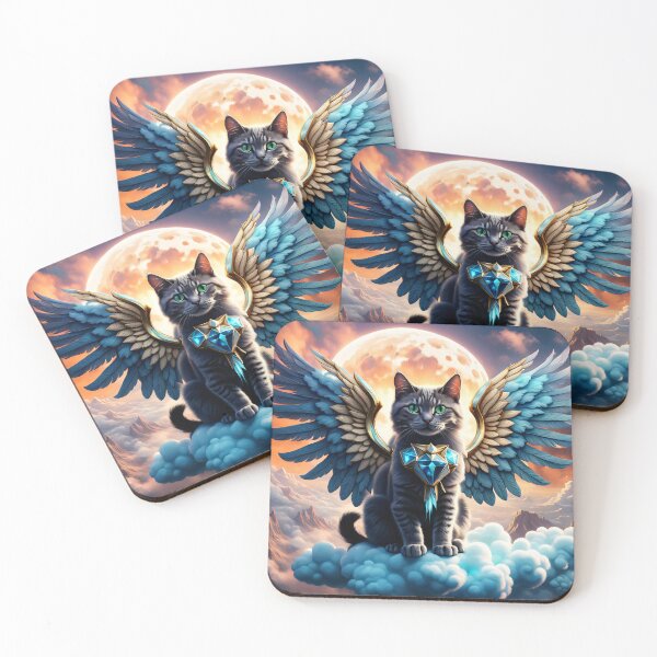 Item preview, Black angel kitten designed and sold by LilithsDesires.