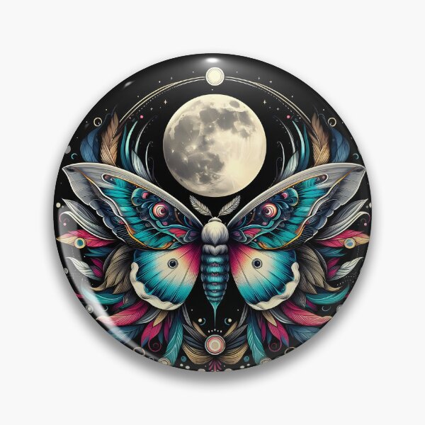 Item preview, Chinese Moon Moth illustration, Actias ningpoana designed and sold by KOURCHAL ART.