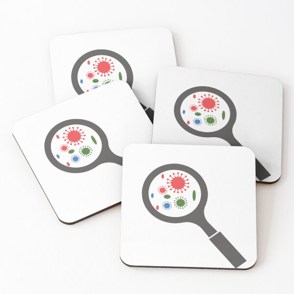 Item preview, Cute Microbes Bacteria, Virus, Ecoli MicroBiology Seamless Pattern Sticker Pack designed and sold by ‪Anas Talbi‬‏.