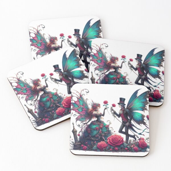 Item preview, Copy of Gothic Couple Fairies goth valentines day  designed and sold by Expressions-Sel.