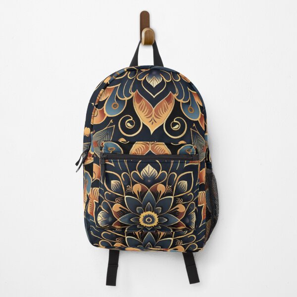 Item preview, Blue and Gold Floral Design designed and sold by Mr-Sunaryo.