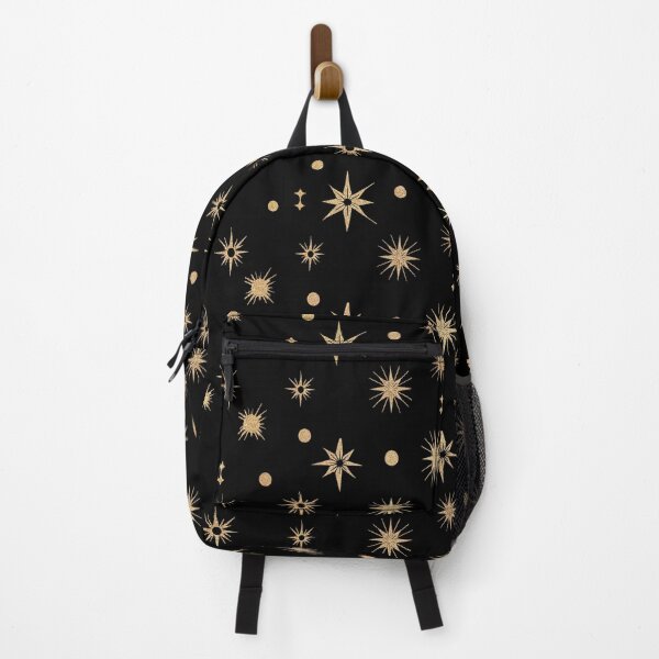 Item preview, Gold Stars - Black and Gold Star Pattern - Midcentury - Retro Stars designed and sold by DreamersPlan.