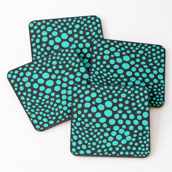 Item preview, Black and Turquoise Animal Spots designed and sold by tonymagnerart.