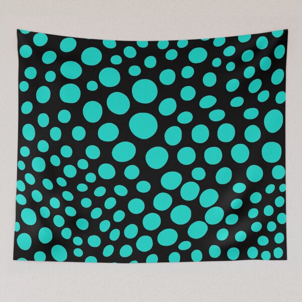 Item preview, Black and Turquoise Animal Spots designed and sold by tonymagnerart.