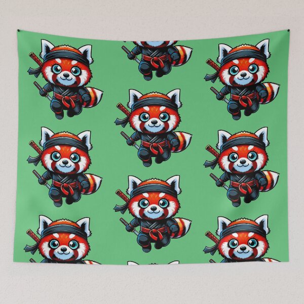 Item preview, Ninja Red Panda designed and sold by Ghost on Toast.