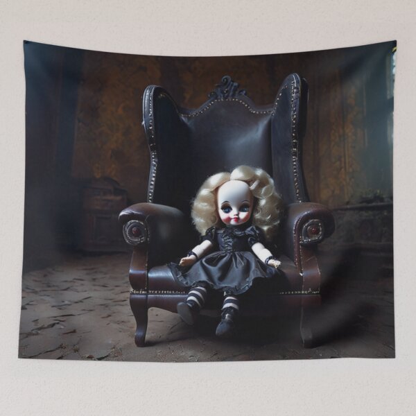 Item preview, Forgotten Haunted Creepy Doll designed and sold by TheDarkWardrobe.