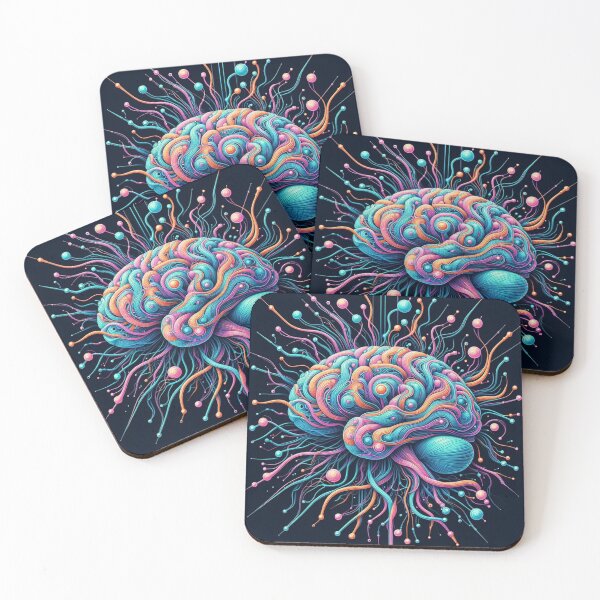 Item preview, Cosmic Mind: A Journey Through Colored Neurons designed and sold by Lyavalio.