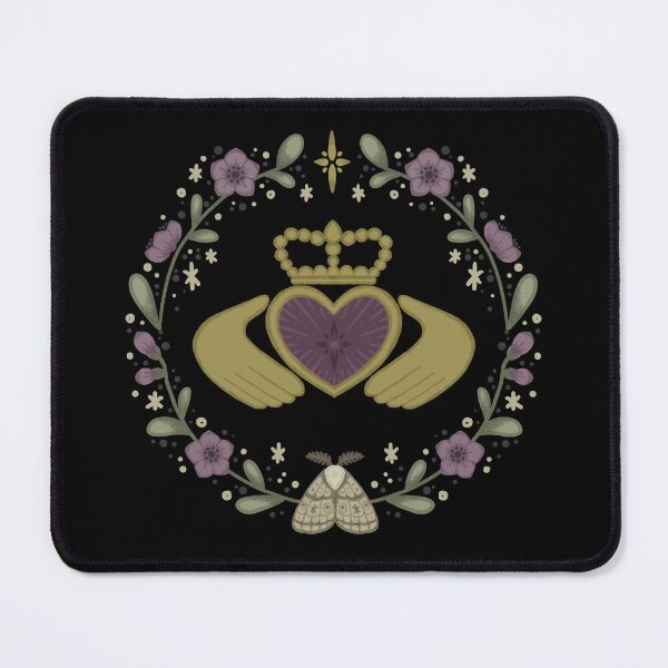 Item preview, black claddagh designed and sold by polillamaravill.