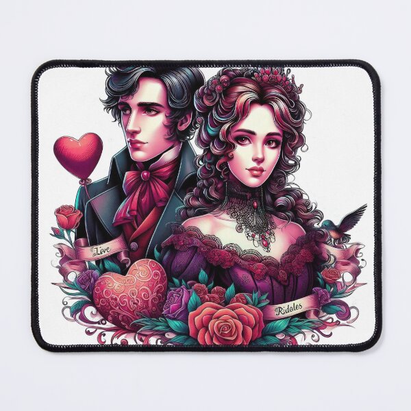 Item preview, Couple of love goth happy Gothic valentines day designed and sold by Expressions-Sel.
