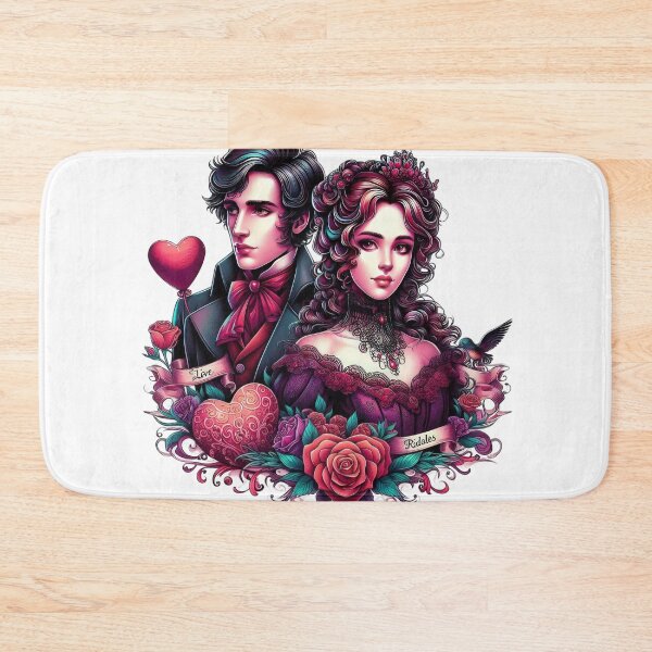 Item preview, Couple of love goth happy Gothic valentines day  designed and sold by Expressions-Sel.