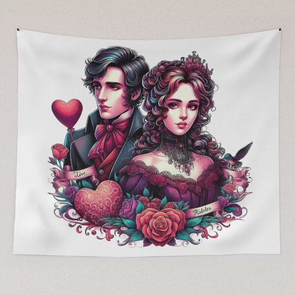 Item preview, Couple of love goth happy Gothic valentines day  designed and sold by Expressions-Sel.