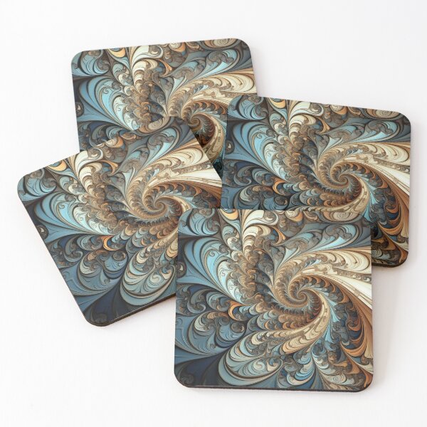 Item preview, Fractals ... Blue and Brown designed and sold by TheGlassPortal.