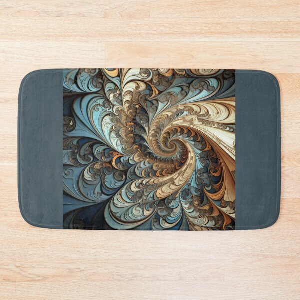 Item preview, Fractals ... Blue and Brown designed and sold by TheGlassPortal.