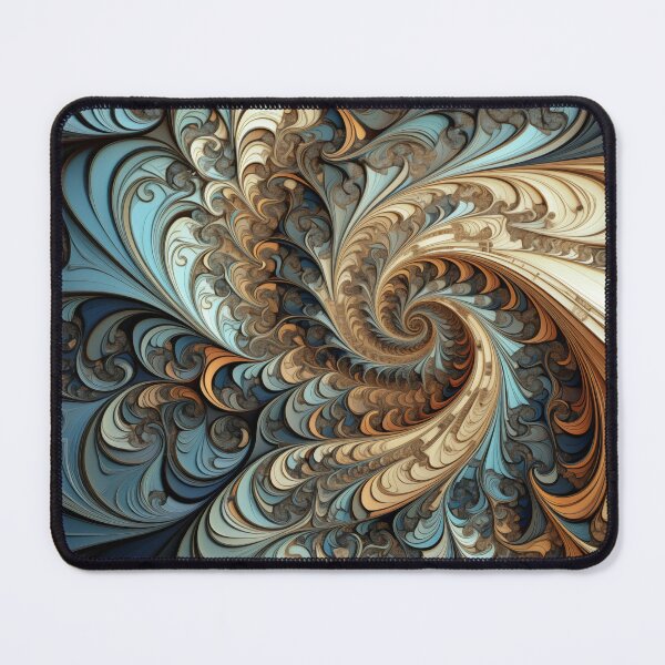 Item preview, Fractals ... Blue and Brown designed and sold by TheGlassPortal.