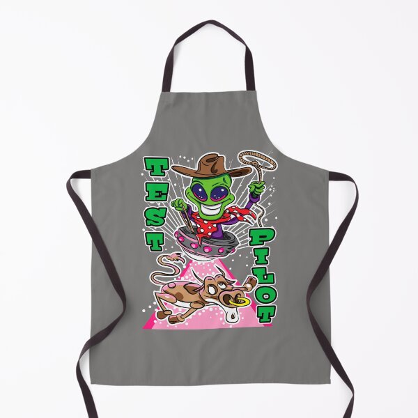 Item preview, Test Pilot Alien Abduction Cow designed and sold by eShirtLabs.