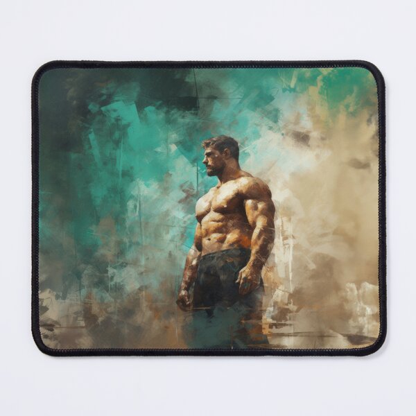 Item preview, Muscle Bear Oil Painting designed and sold by BeautyofMasc.