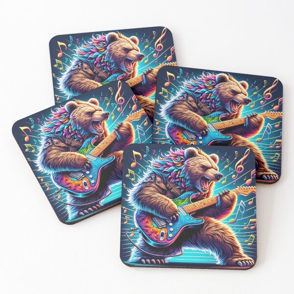 Item preview, Bear Rockstar: Rhythms of the Wild designed and sold by Prosser87.