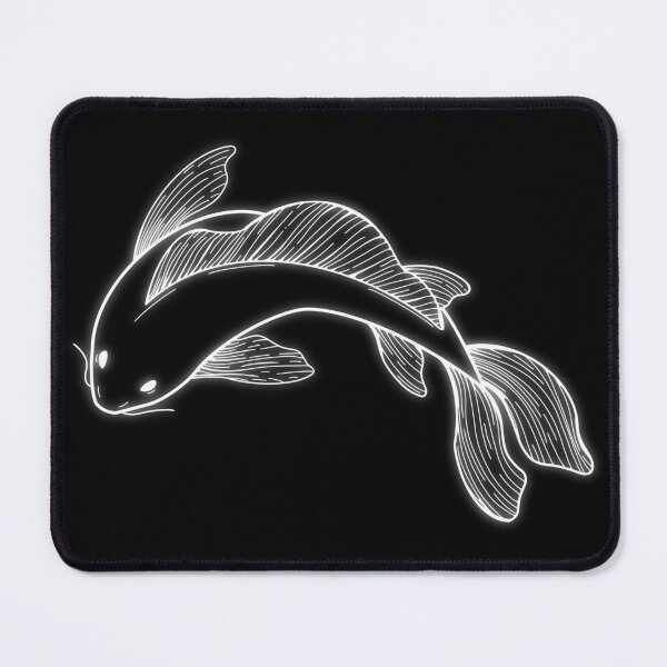 Item preview, koi fish - white neon designed and sold by Kiniusia.