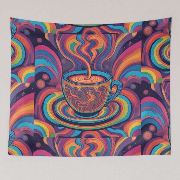 Item preview, psychedelic coffee,  designed and sold by Vilemo.