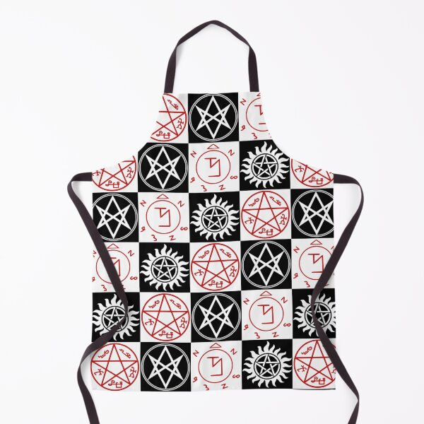Item preview, Supernatural Symbols Repeating Pattern designed and sold by humnoo.