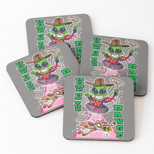 Item preview, Home On The Range Alien Abduction Cow designed and sold by eShirtLabs.