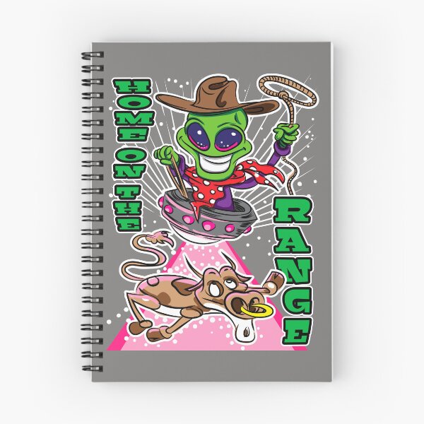 Item preview, Home On The Range Alien Abduction Cow designed and sold by eShirtLabs.