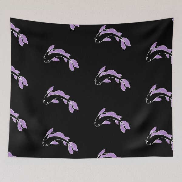 Item preview, koi fish - purple designed and sold by Kiniusia.