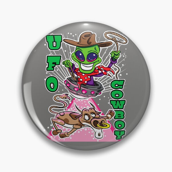 Item preview, UFO Cowboy Alien Abduction Cow designed and sold by eShirtLabs.