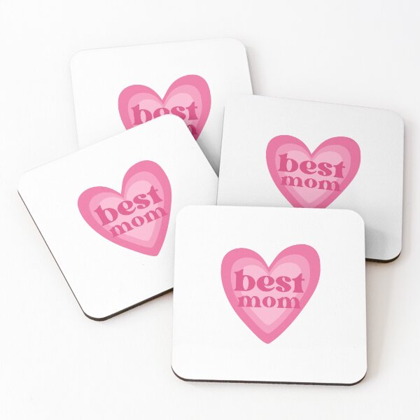 Item preview, Best mom with a pink heart designed and sold by stayfreshbyme.