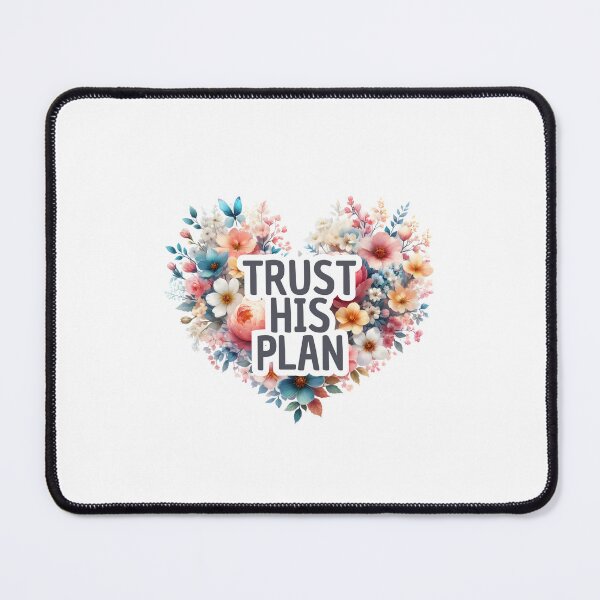 Item preview, Trust His Plan, Gifts with Christian quotes designed and sold by GiftedFaith.