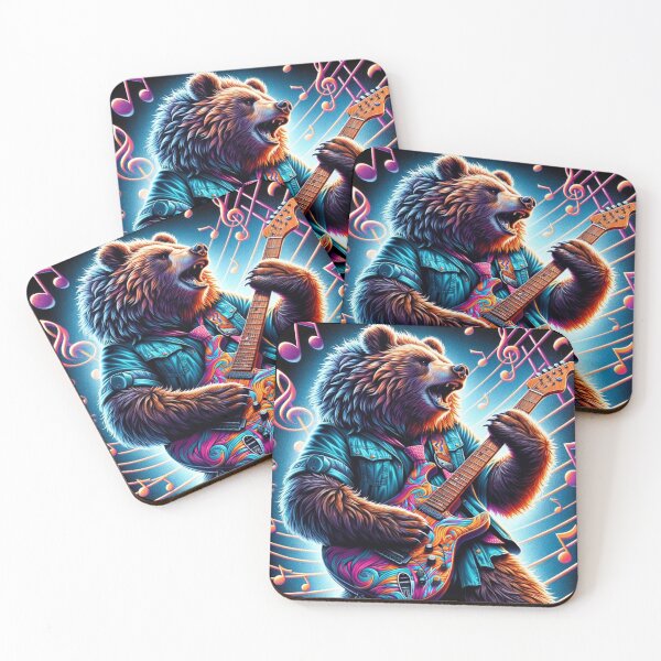 Item preview, Rockstar Bear: Wild Riffs Unleashed designed and sold by Prosser87.