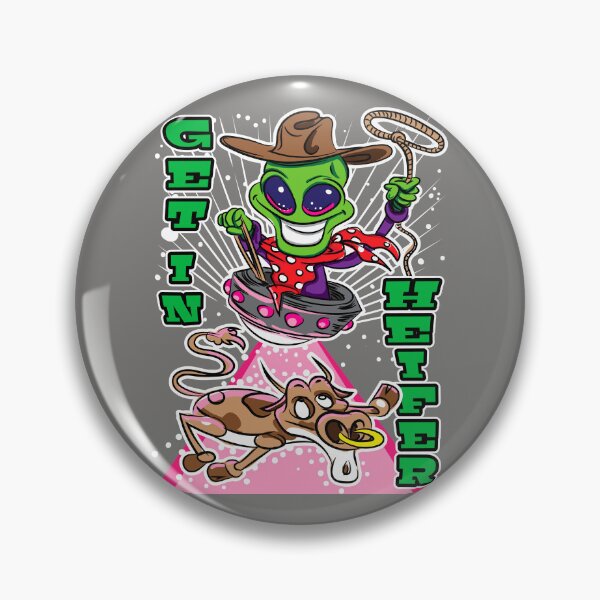 Item preview, Get In Heifer Alien Abduction Cow designed and sold by eShirtLabs.