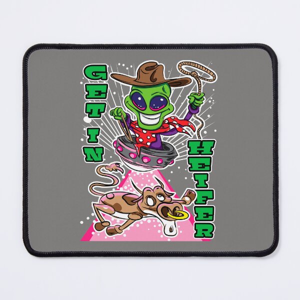 Item preview, Get In Heifer Alien Abduction Cow designed and sold by eShirtLabs.