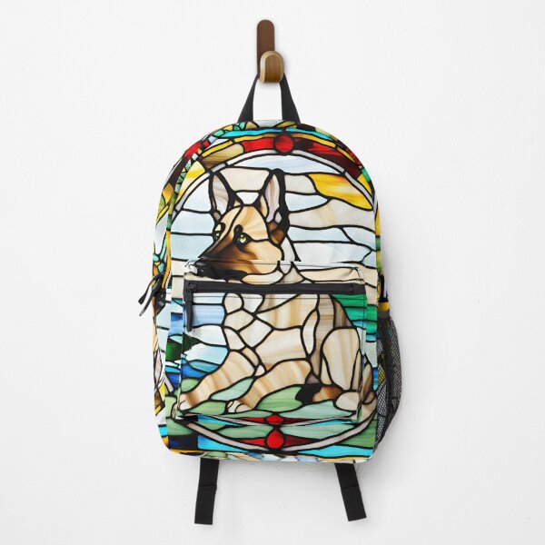 Item preview, Stained glass design - German Shepherd 7 designed and sold by Visual Arts Sławomir Grzanek.