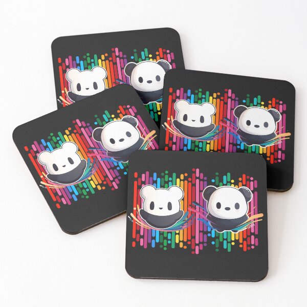 Item preview, Panda on a rainbow designed and sold by GrooveGrip.