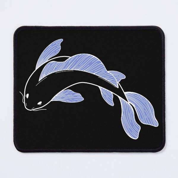Item preview, koi fish - blue designed and sold by Kiniusia.
