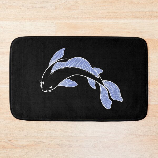 Item preview, koi fish - blue designed and sold by Kiniusia.