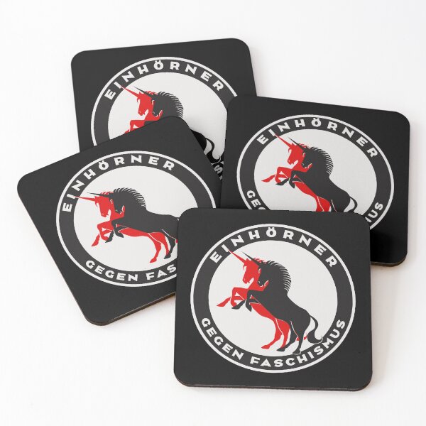 Item preview, Unicorns against fascism designed and sold by Dunkelflaute.