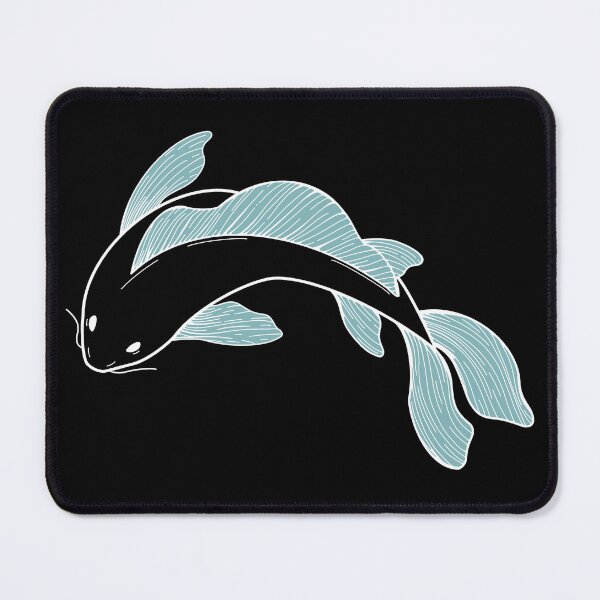 Item preview, koi fish - light blue designed and sold by Kiniusia.