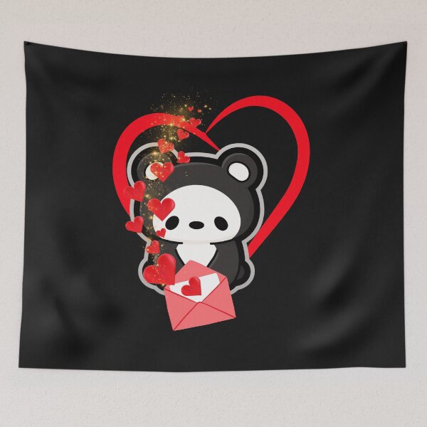 Artikelvorschau, Panda-Valentinstag entworfen und verkauft von GrooveGrip.
