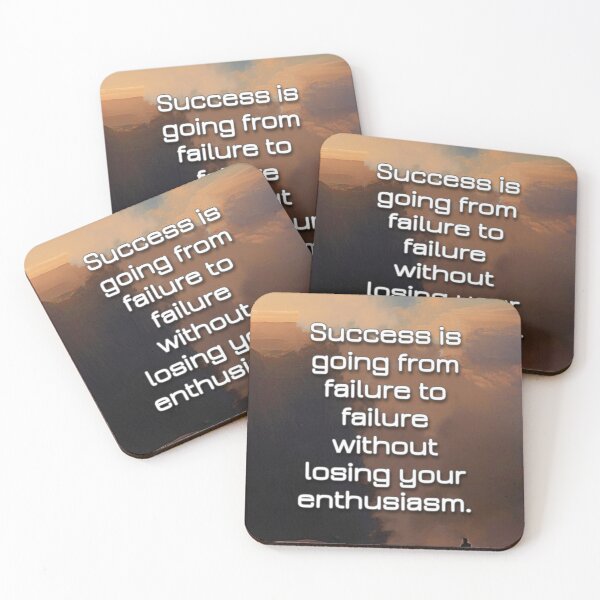 Item preview, Success is going from failure to failure without losing your enthusiasm. designed and sold by designJasmin.